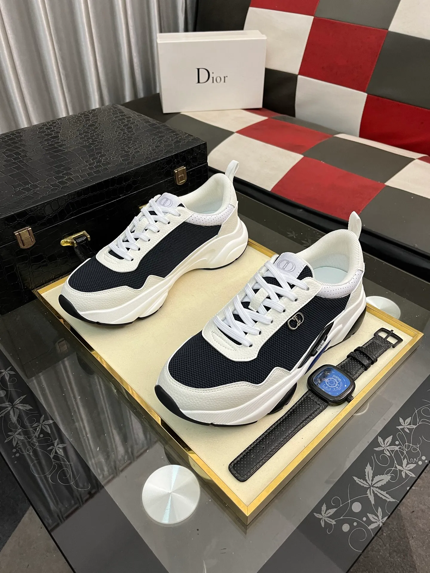 Men's Men's Shoes 💰458⌚️⌚️《DIOR*》The latest hot-selling casual shoes, top brand [seduce] luxury~purchase, top~quality. [Strong] The upper is made of imported breathable cowhide material ➕ breathable sheepskin feet (•) with fine workmanship. Original personalized fashionable soft rubber wear-resistant outsole, size: 38-444️⃣colors available
